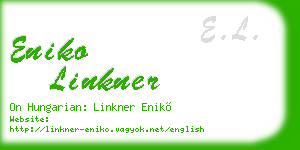 eniko linkner business card