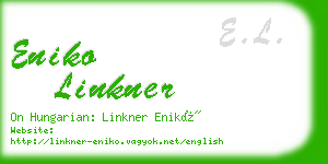 eniko linkner business card